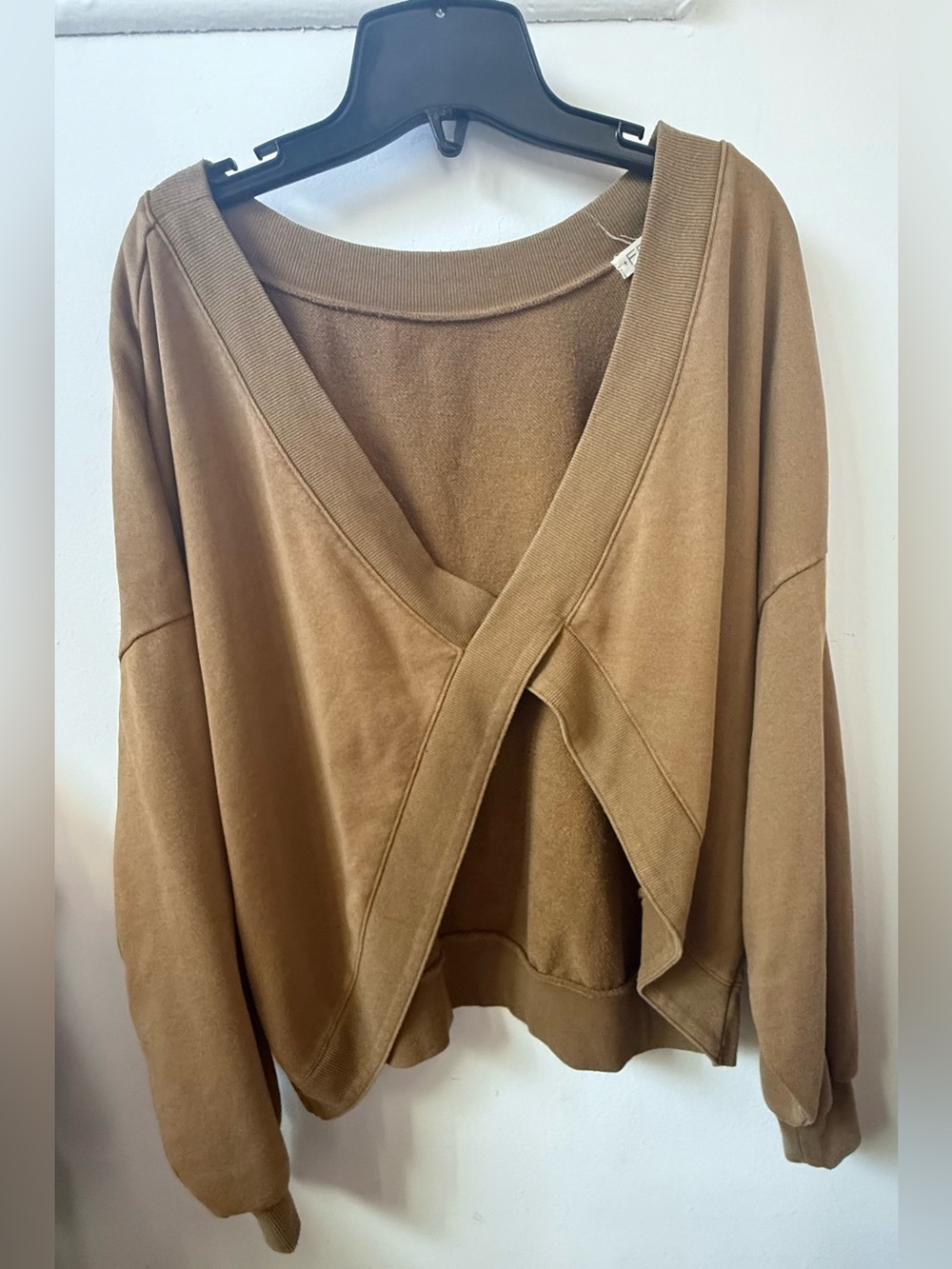 NWOT TORRID Festi Reversible semi Open Back Crewneck Sweatshirt